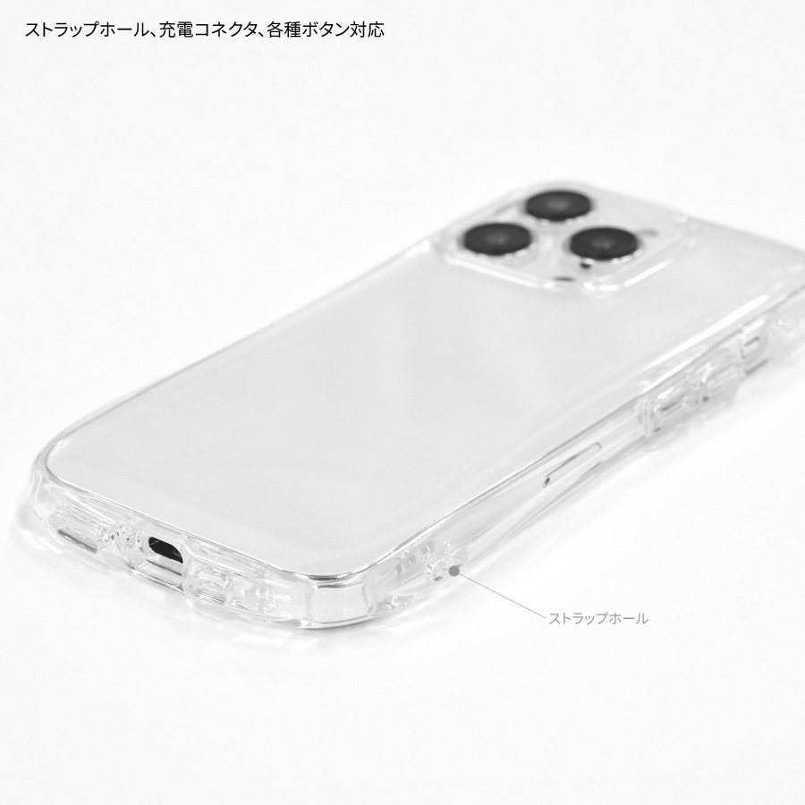サンリオキャラクターズ iPhone15 Pro 対応 クリスタルクリアケース