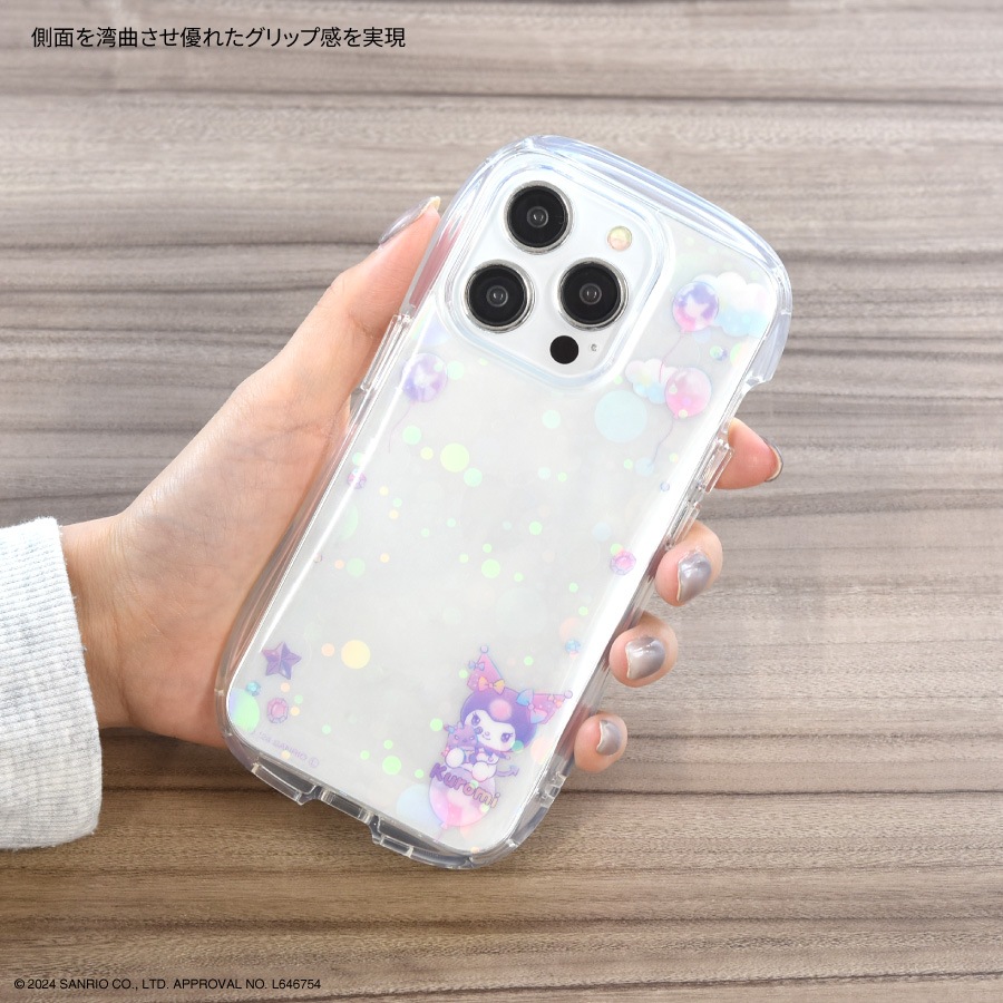 サンリオキャラクターズ iPhone15 Pro 対応 クリスタルクリアケース