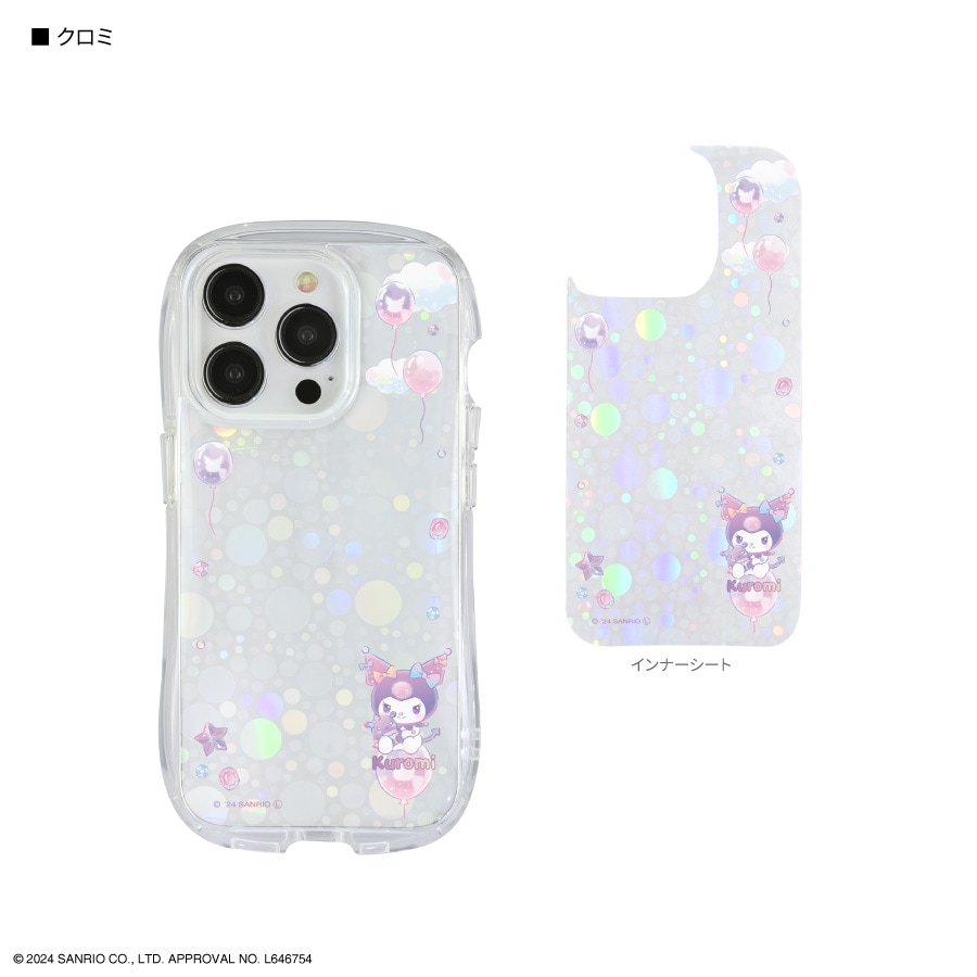 サンリオ A4クリアケース サンリオキャラクターズ iPhone15 Pro 対応 クリスタルクリア