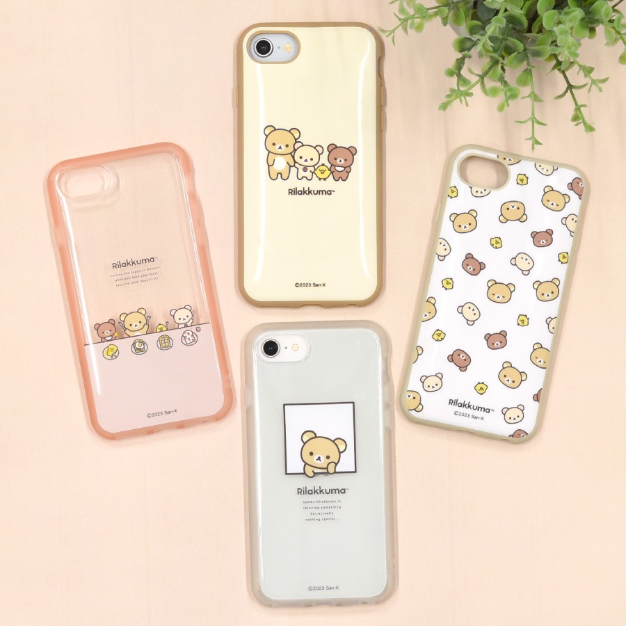 リラックマ IIIIfit Clear iPhone SE (第3世代/第2世代) / 8 / 7 / 6s / 6 対応 ケース