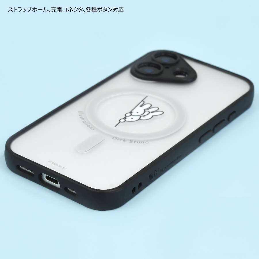 ミッフィー IIIIfit プランプフレーム iPhone17 MagSafe 対応 ケース