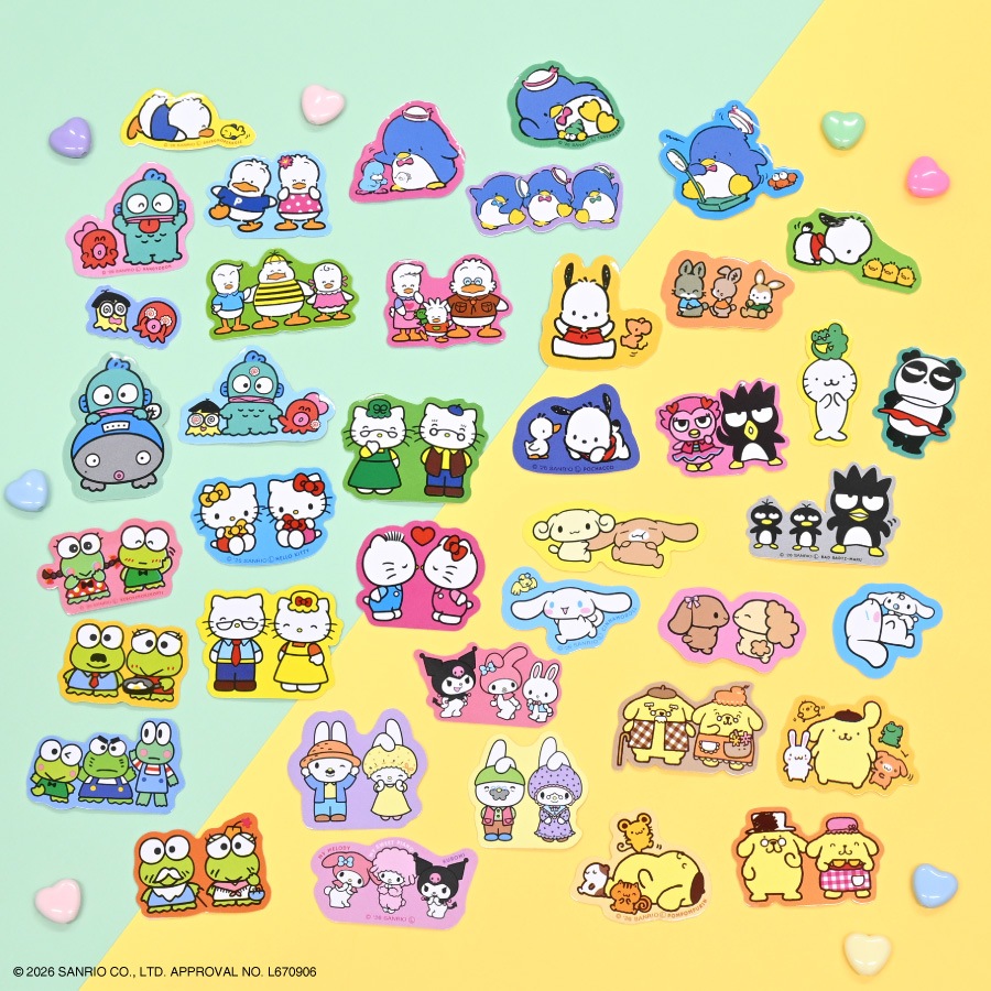 サンリオキャラクターズ モバイルステッカー