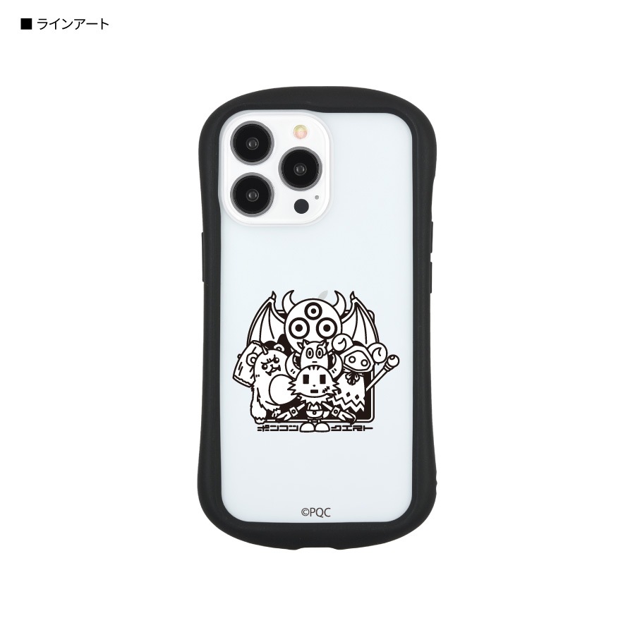 ポンコツクエスト iPhone13 Pro対応 ハイブリッドクリアケース