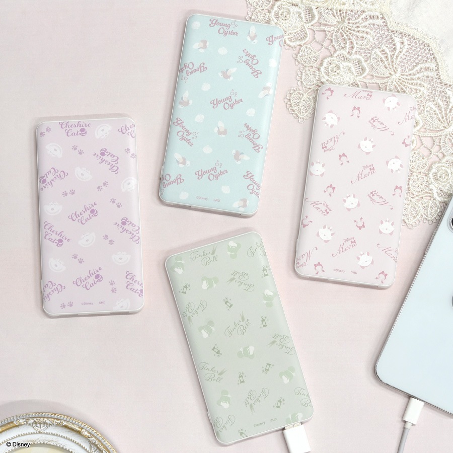 ディズニーキャラクター ／ USB / USB Type-C 4000mAh リチウムイオンポリマー 充電器 2.1A