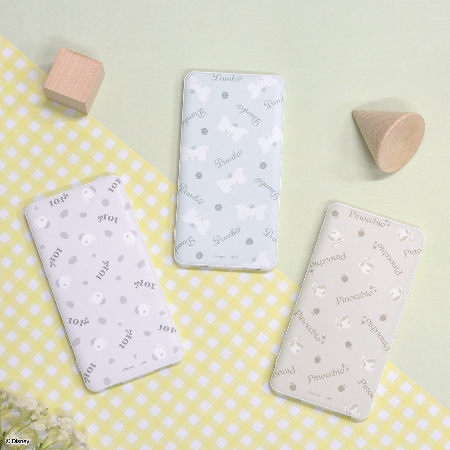 ディズニーキャラクター ／ USB / USB Type-C 4000mAh リチウムイオンポリマー 充電器 2.1A