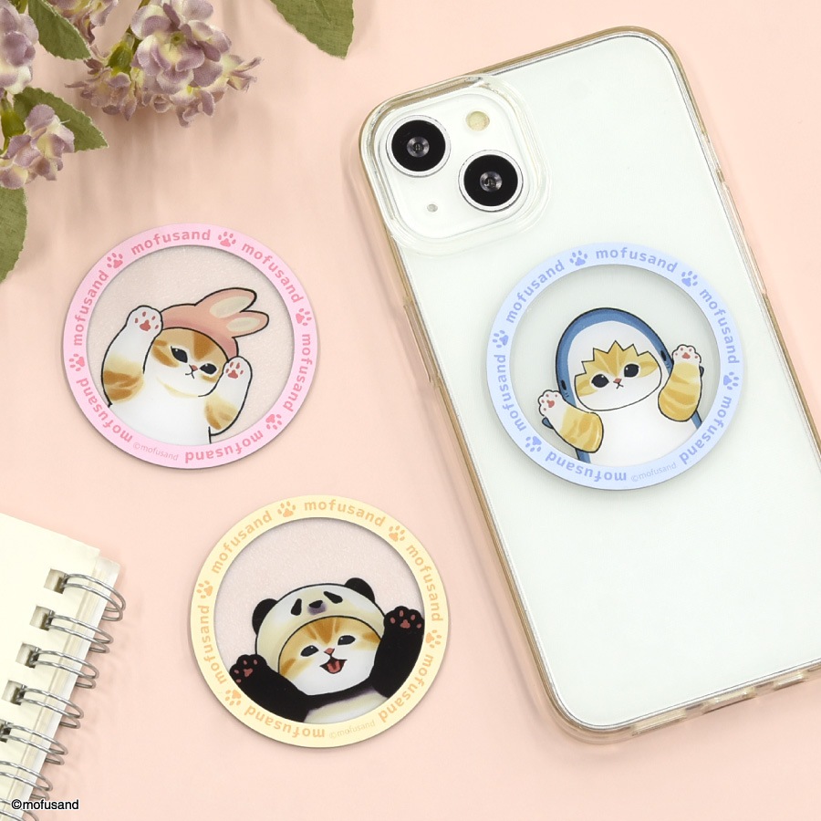 mofusand MagSafe 対応 メタルステッカー