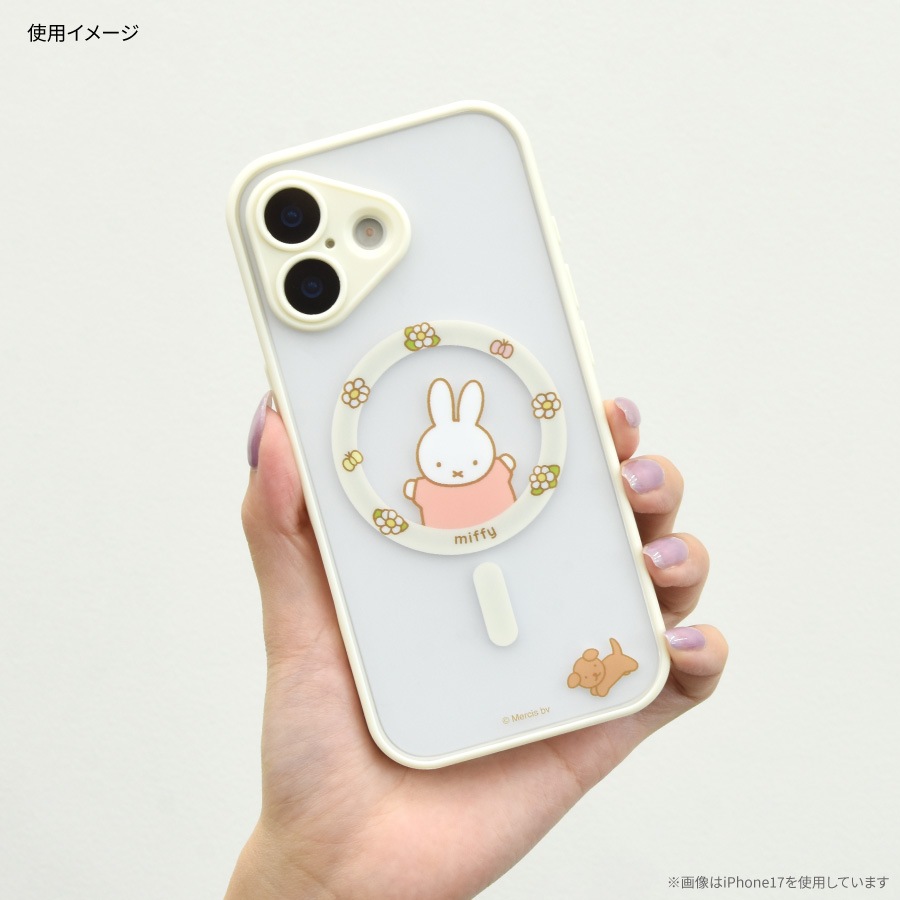 ミッフィー IIIIfit プランプフレーム iPhone Air MagSafe 対応 ケース