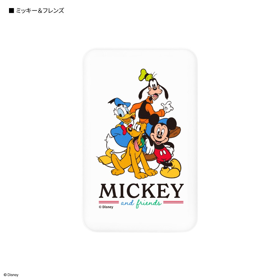 ディズニーキャラクター、ピクサーキャラクター ／ MagSafe 対応 ワイヤレスリチウム充電器 5000mAh