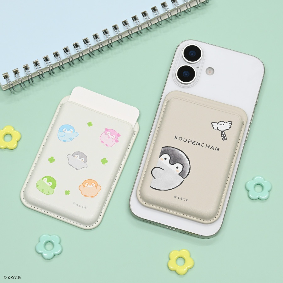 4月下旬発売予定　コウペンちゃん MagSafe 対応 カードウォレット