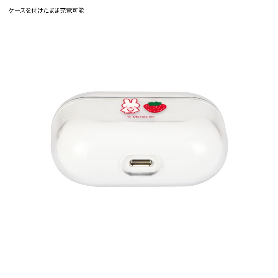 ミッフィー MIFFY STRAWBERRY AirPods Pro クリアケース