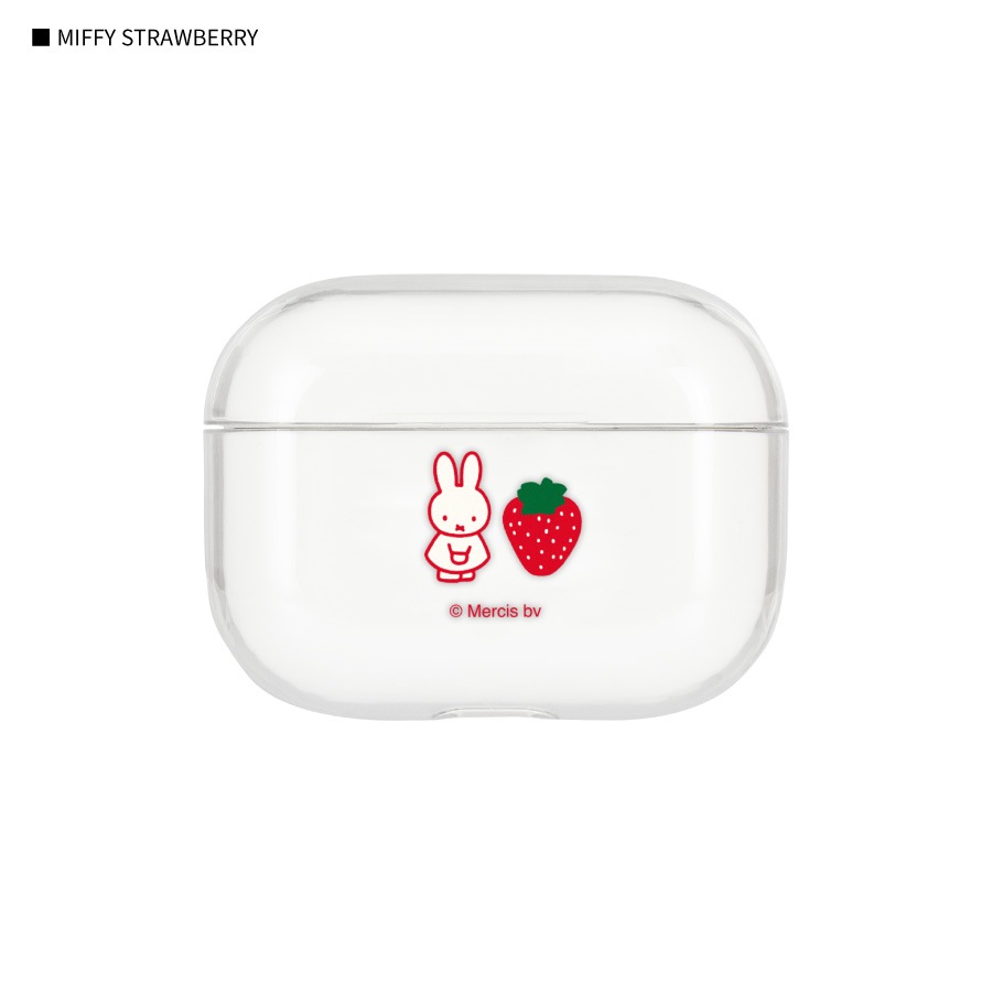 ミッフィー MIFFY STRAWBERRY AirPods Pro クリアケース