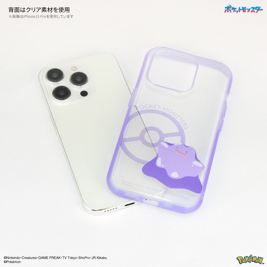ポケットモンスター IIIIfit Clear iPhone15 Plus / 14 Plus 対応 ケース
