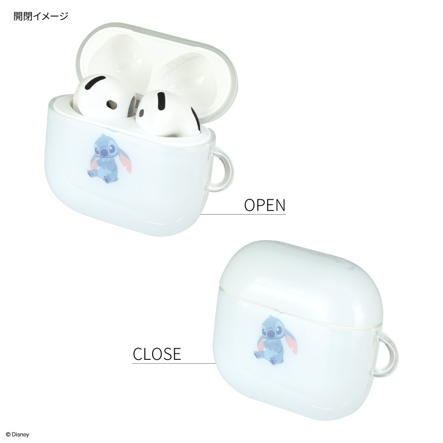 ☆US Disney Parks☆スケッチ風キャラ4種類 AirPodsケース ディズニーキャラクター / AirPods 4 対応 ソフトケース | 新着