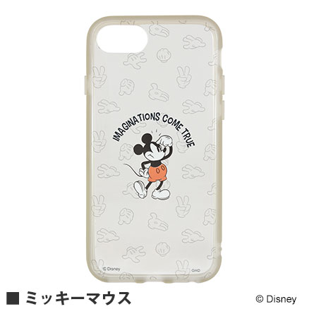 ディズニーキャラクター／IIIIfit Clear iPhoneSE(第2世代)/8/7