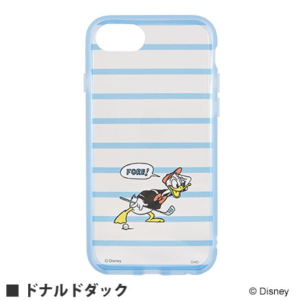 ディズニーキャラクター／IIIIfit Clear iPhoneSE(第2世代)/8/7/6s/6対応ケース