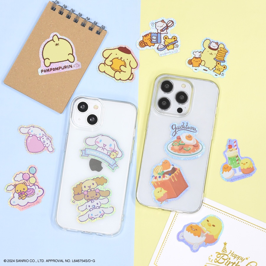 サンリオキャラクターズ モバイルステッカー