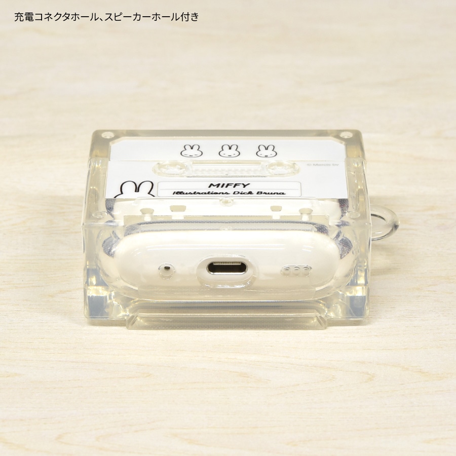 ミッフィー AirPods Pro(第2世代)/AirPods Pro 対応 カセットテープ型