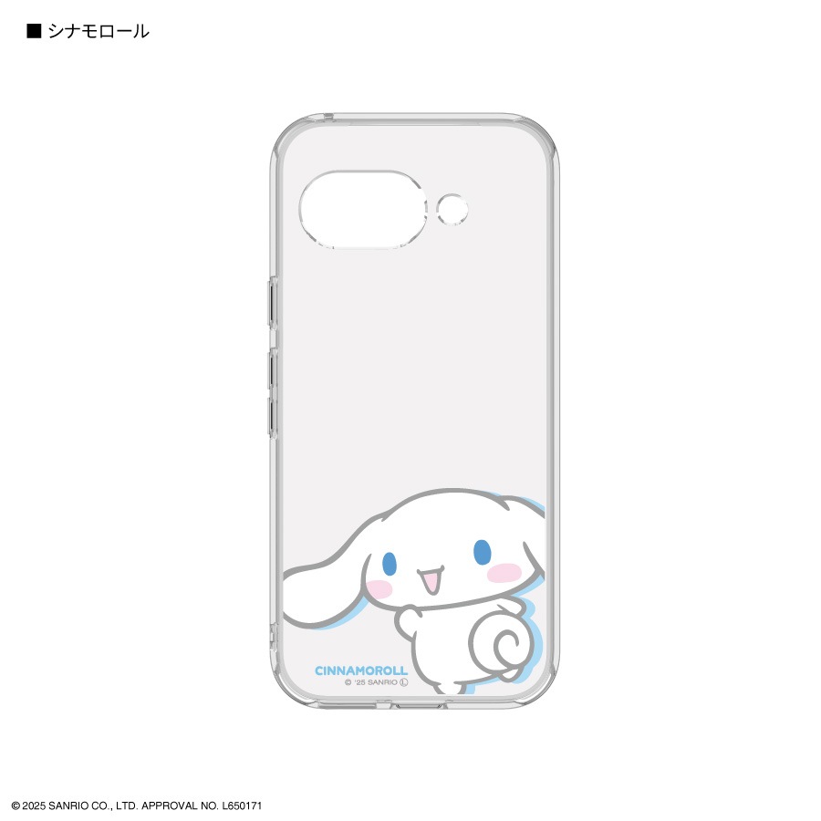 シナモン サンリオキャラクターズ Google Pixel 9a 対応 クリアケース | さ行