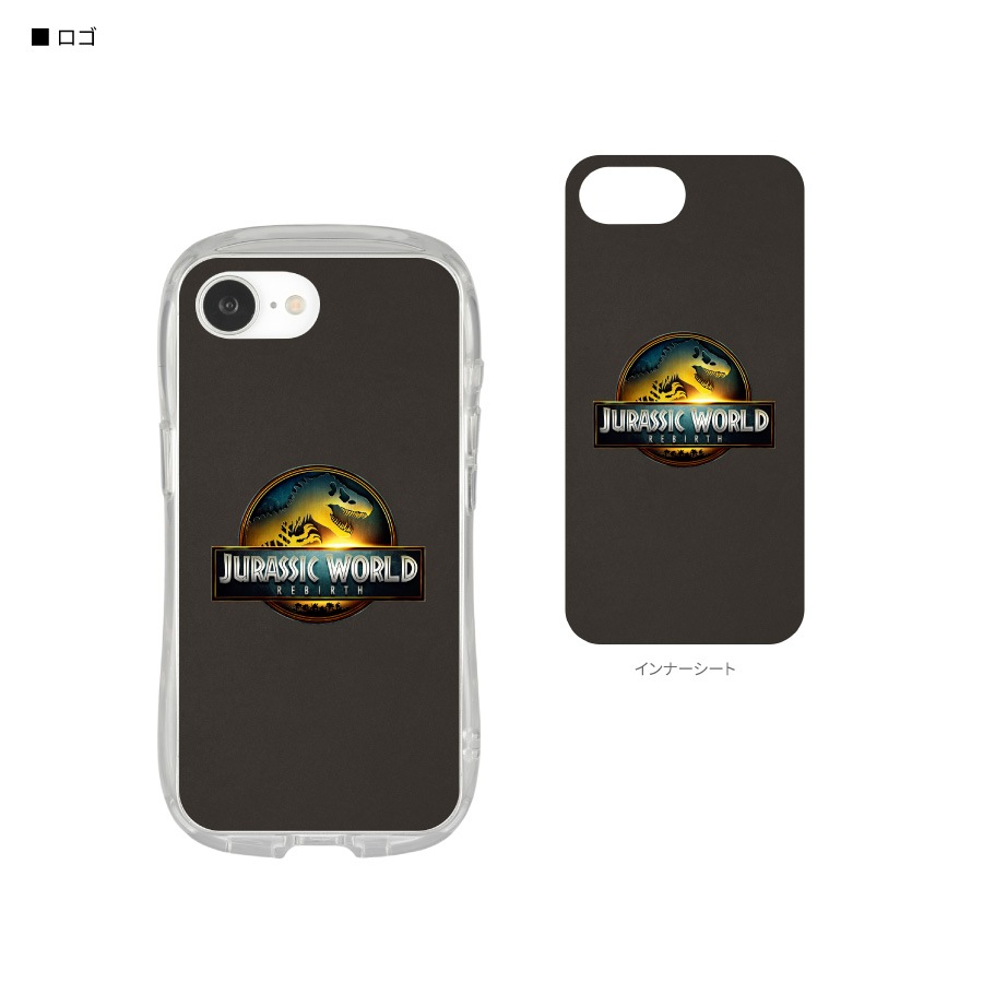 ジュラシック・ワールド iPhone16e 対応 クリスタルクリアケース
