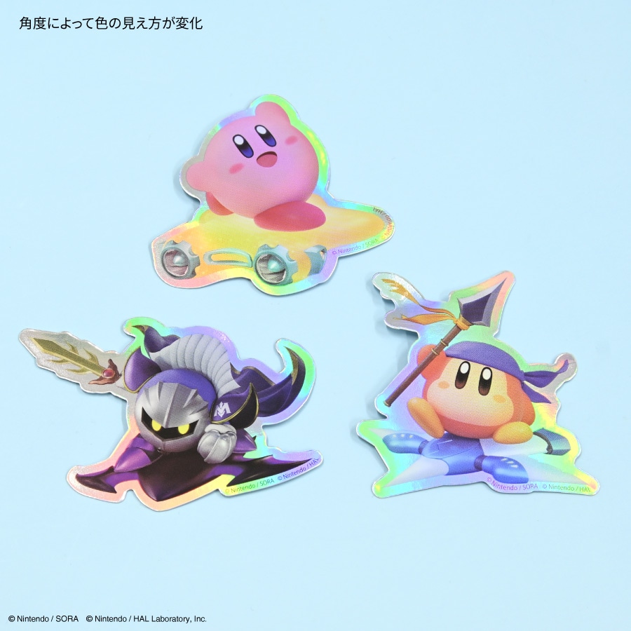 4月下旬発売予定　カービィのエアライダー キャラスタムステッカー