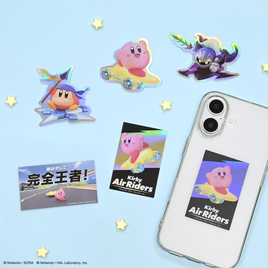 4月下旬発売予定　カービィのエアライダー キャラスタムステッカー