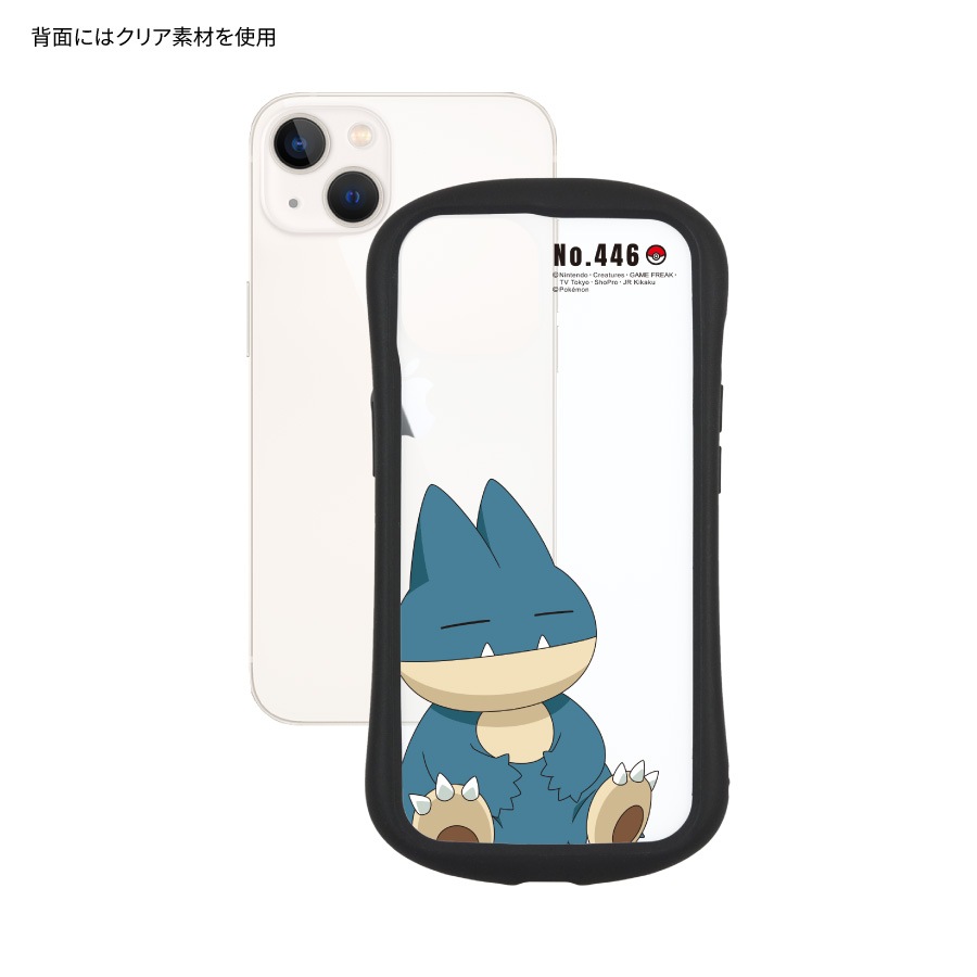 ポケットモンスター iPhone13対応 ハイブリッドクリアケース