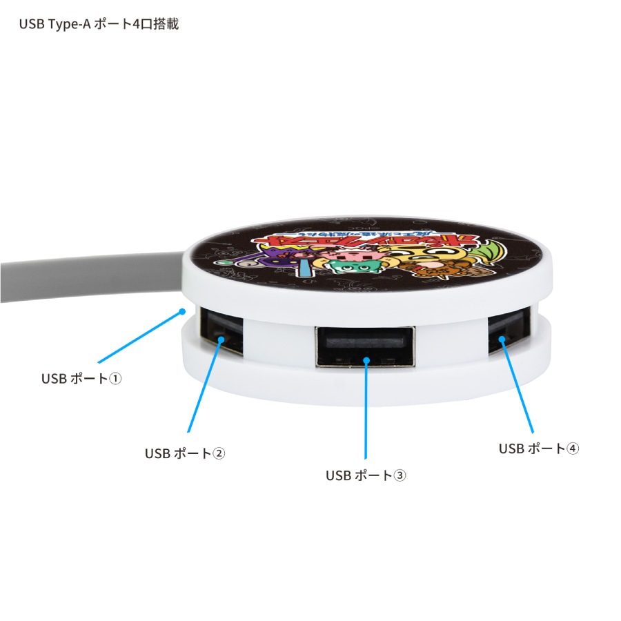 ポンコツクエスト ラウンドUSBハブ