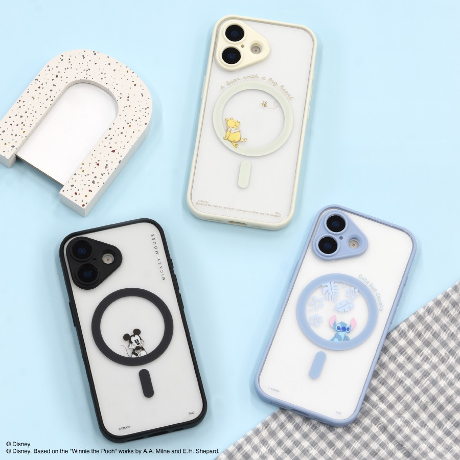 ディズニーキャラクター ／ IIIIfit プランプフレーム iPhone17 MagSafe 対応 ケース