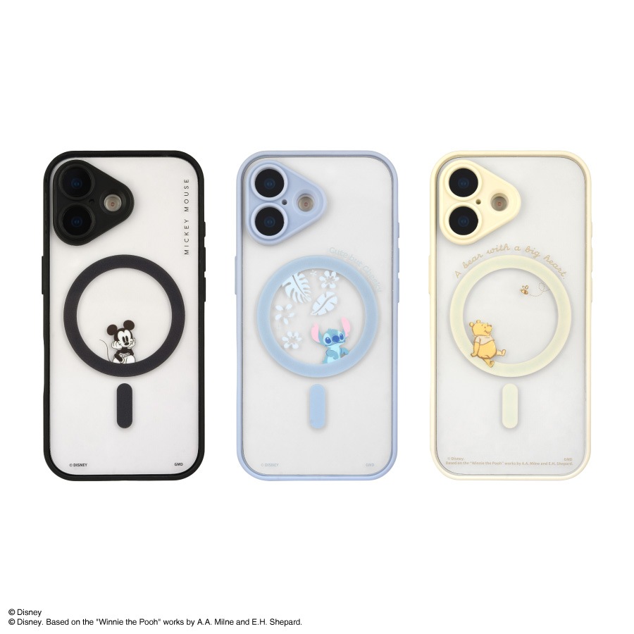 ディズニーキャラクター ／ IIIIfit プランプフレーム iPhone17 MagSafe 対応 ケース