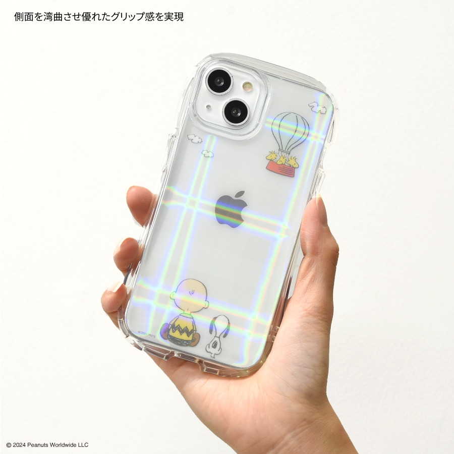 ピーナッツ スヌーピー iPhone 15 / 14 / 13 対応 クリスタル