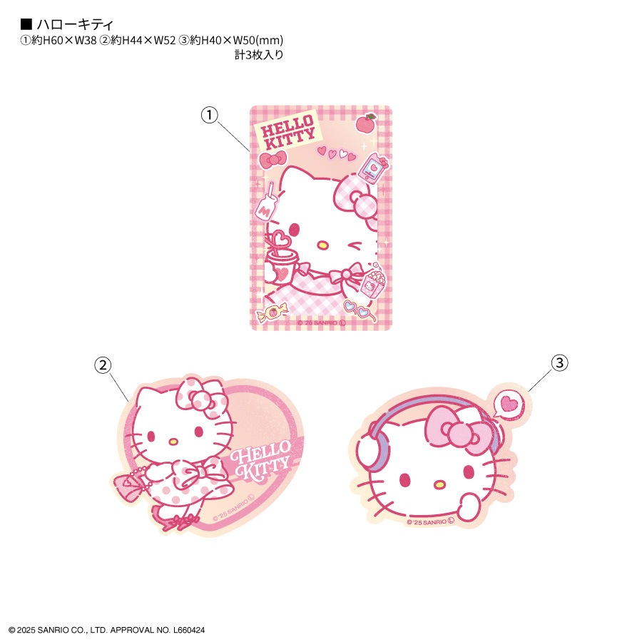 サンリオキャラクターズ モバイルステッカー