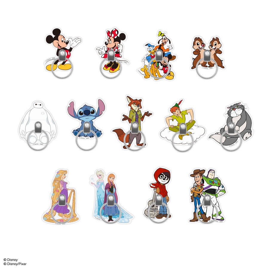 ディズニーキャラクター、ピクサーキャラクター ／ ダイカットマルチリング