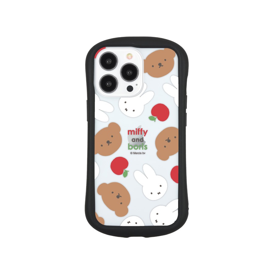 ミッフィー miffy and boris iPhone13 Pro対応 ハイブリッドクリアケース