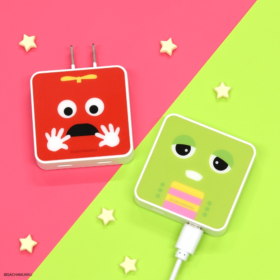 ガチャピン・ムック USB Type-C ACアダプタ