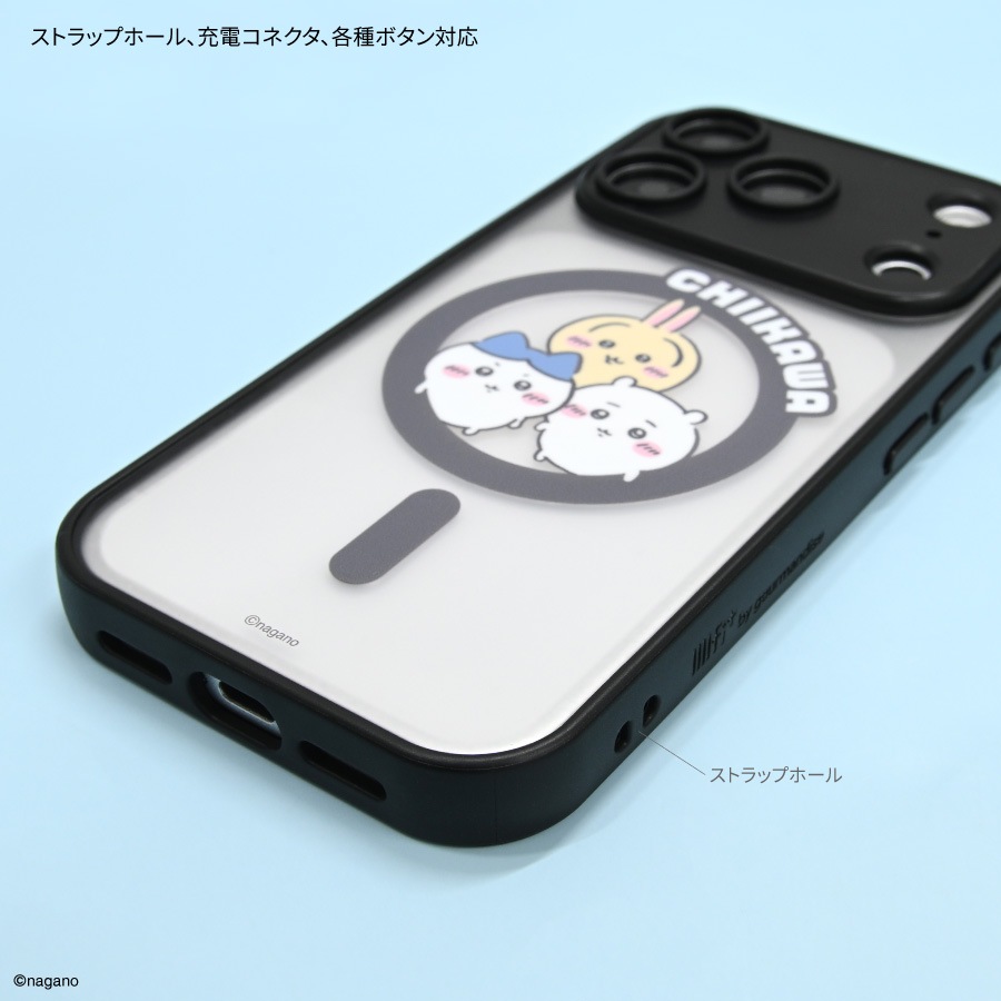 11月下旬発売予定　ちいかわ IIIIfit プランプフレーム iPhone18 Pro / 17 Pro MagSafe 対応 ケース