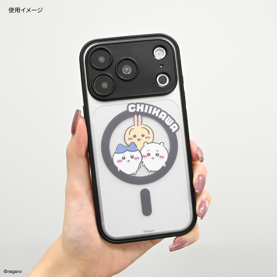11月下旬発売予定　ちいかわ IIIIfit プランプフレーム iPhone18 Pro / 17 Pro MagSafe 対応 ケース