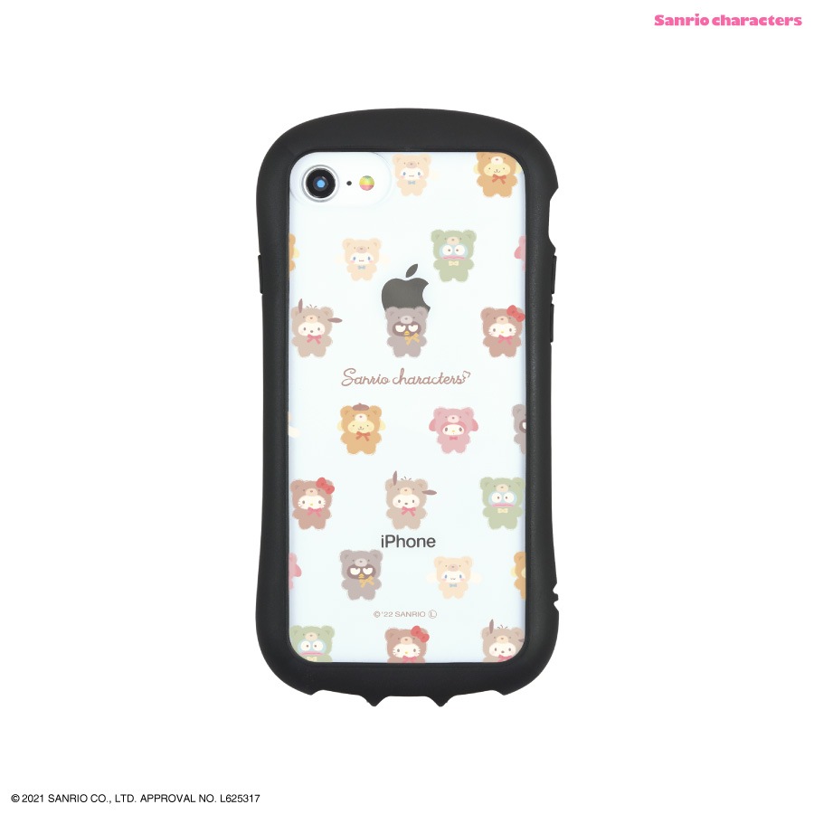 サンリオキャラクターズ ラテクマ　iPhoneSE(第2世代)/8/7/6s/6対応 ハイブリッドクリアケース