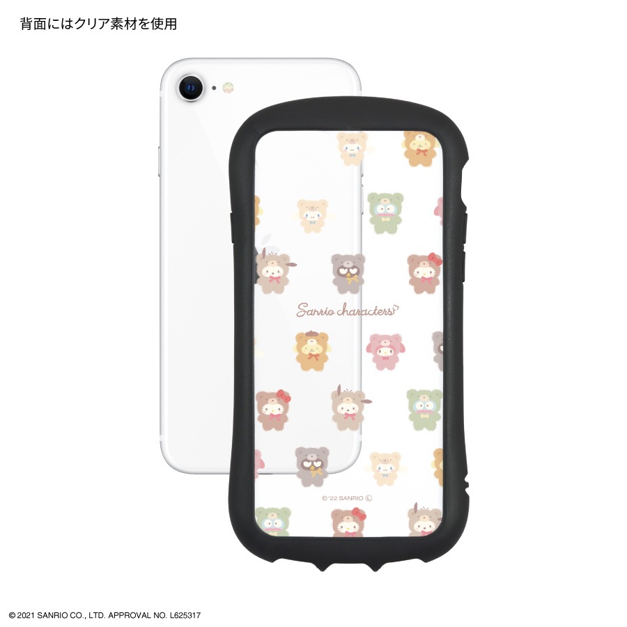 サンリオキャラクターズ ラテクマ　iPhoneSE(第2世代)/8/7/6s/6対応 ハイブリッドクリアケース