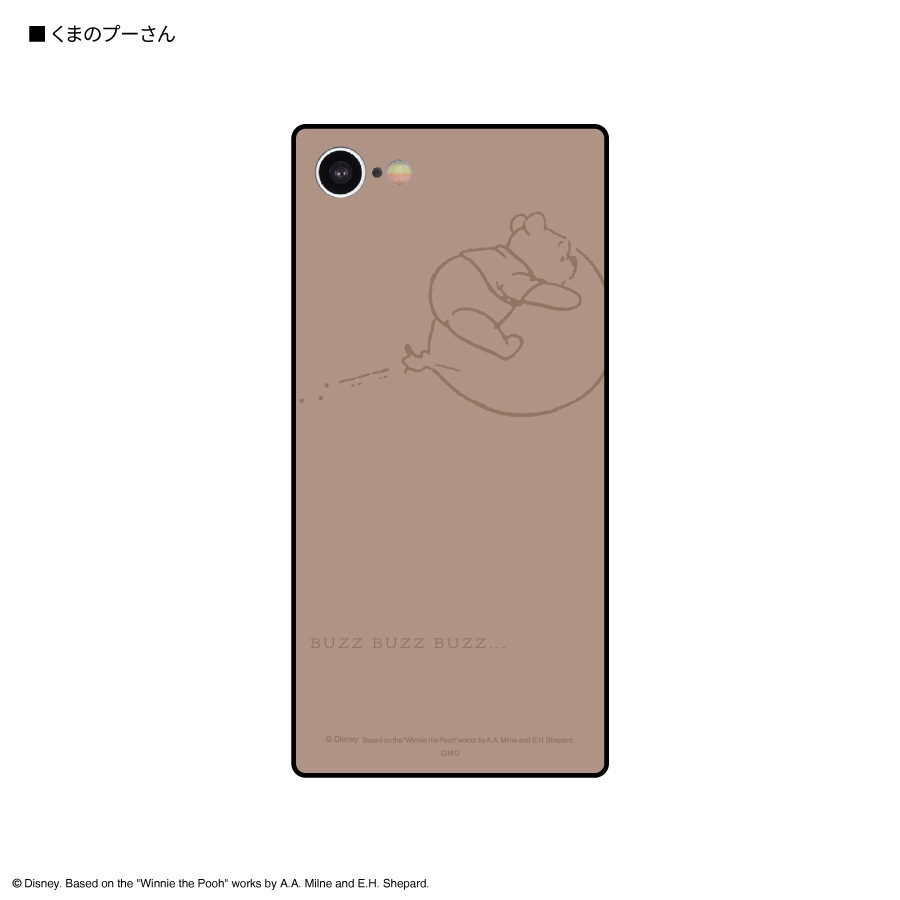 ディズニーキャラクター ／ iPhoneSE(第3世代/第2世代)/8/7対応 スクエアガラスケース