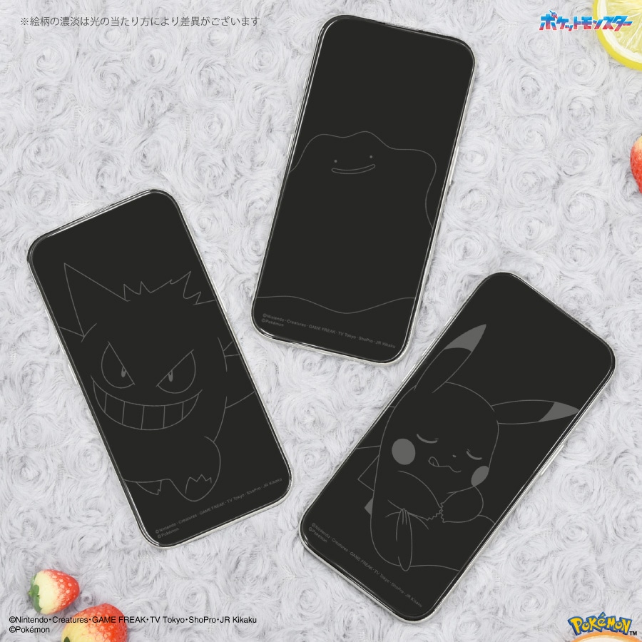 ポケットモンスター iPhone 16 Pro 対応 ガラススクリーンプロテクター