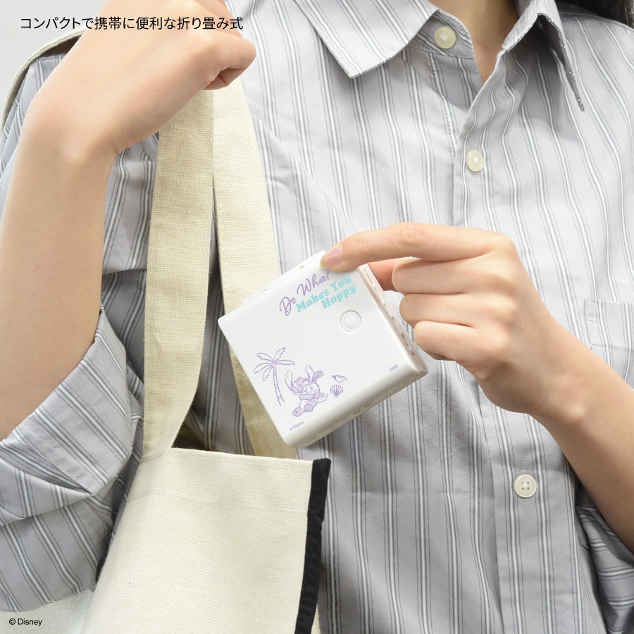 ディズニーキャラクター、ピクサーキャラクター ／ 2つ折りクールファン