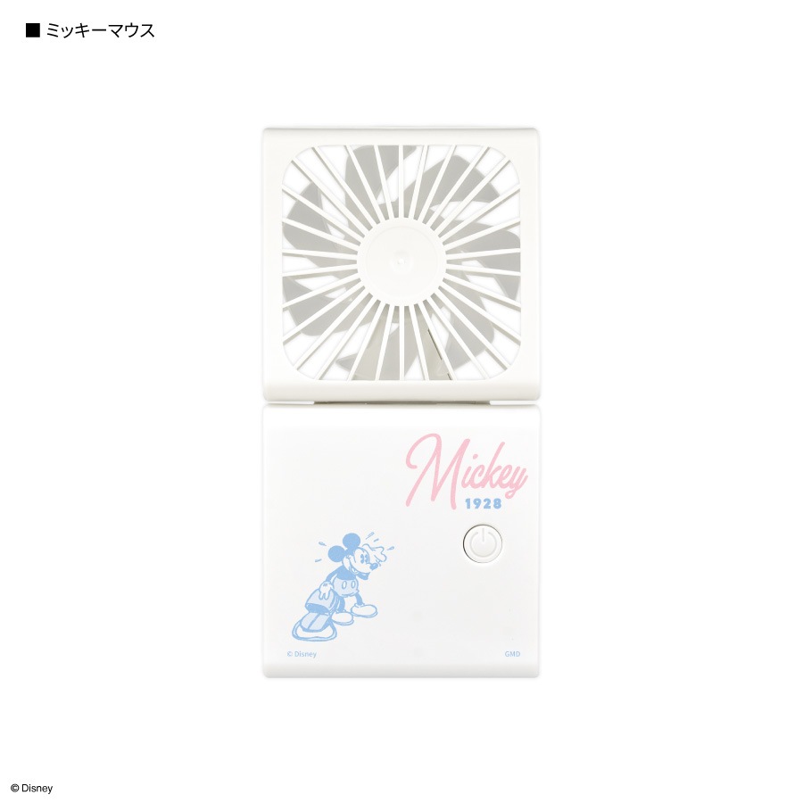 ディズニーキャラクター、ピクサーキャラクター ／ 2つ折りクールファン