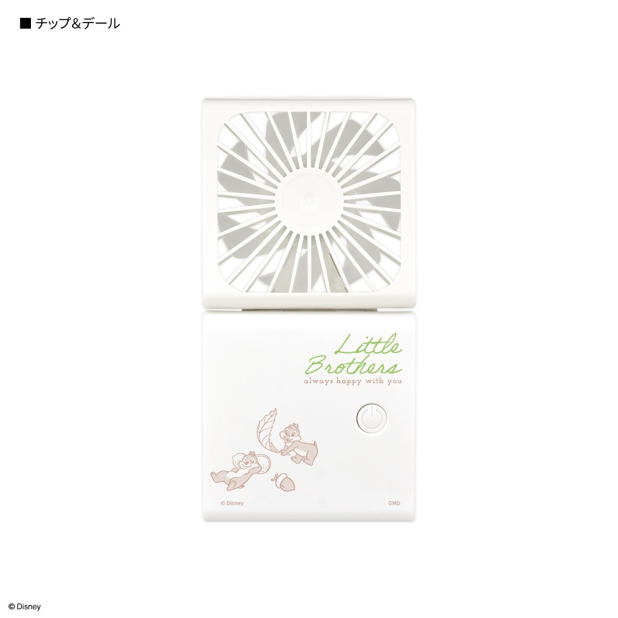 ディズニーキャラクター、ピクサーキャラクター ／ 2つ折りクールファン