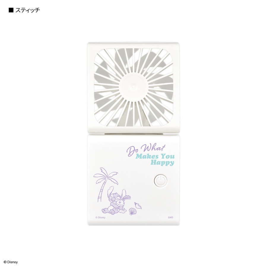 ディズニーキャラクター、ピクサーキャラクター ／ 2つ折りクールファン