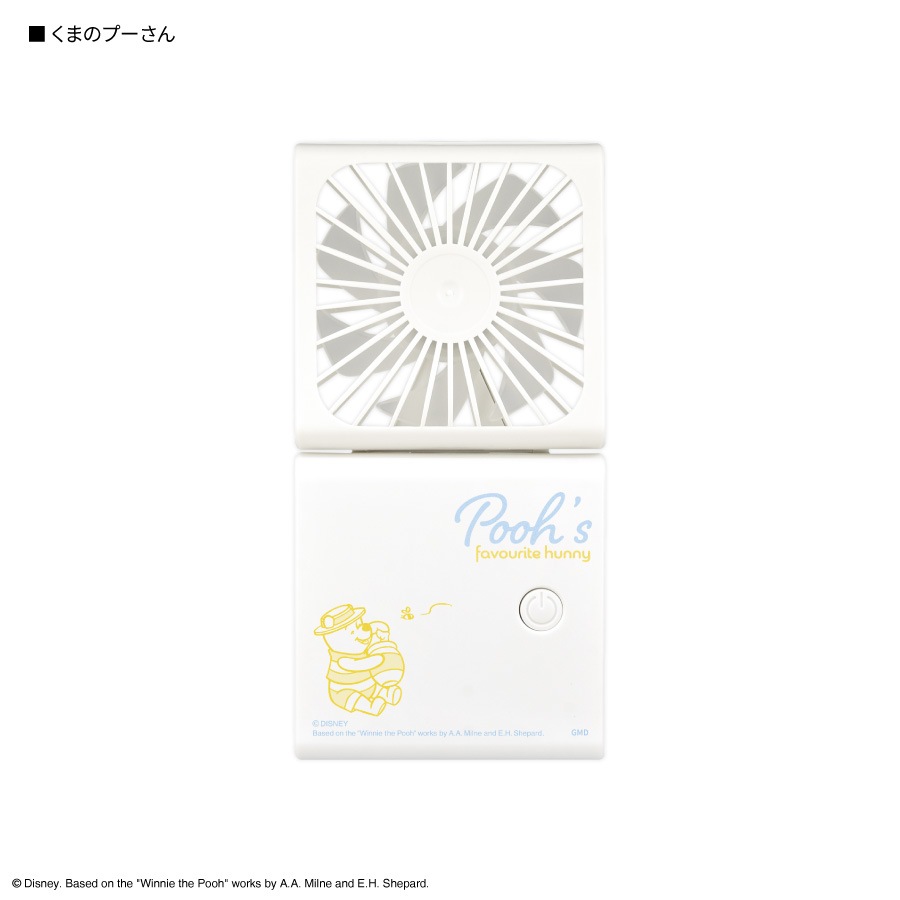 ディズニーキャラクター、ピクサーキャラクター ／ 2つ折りクールファン