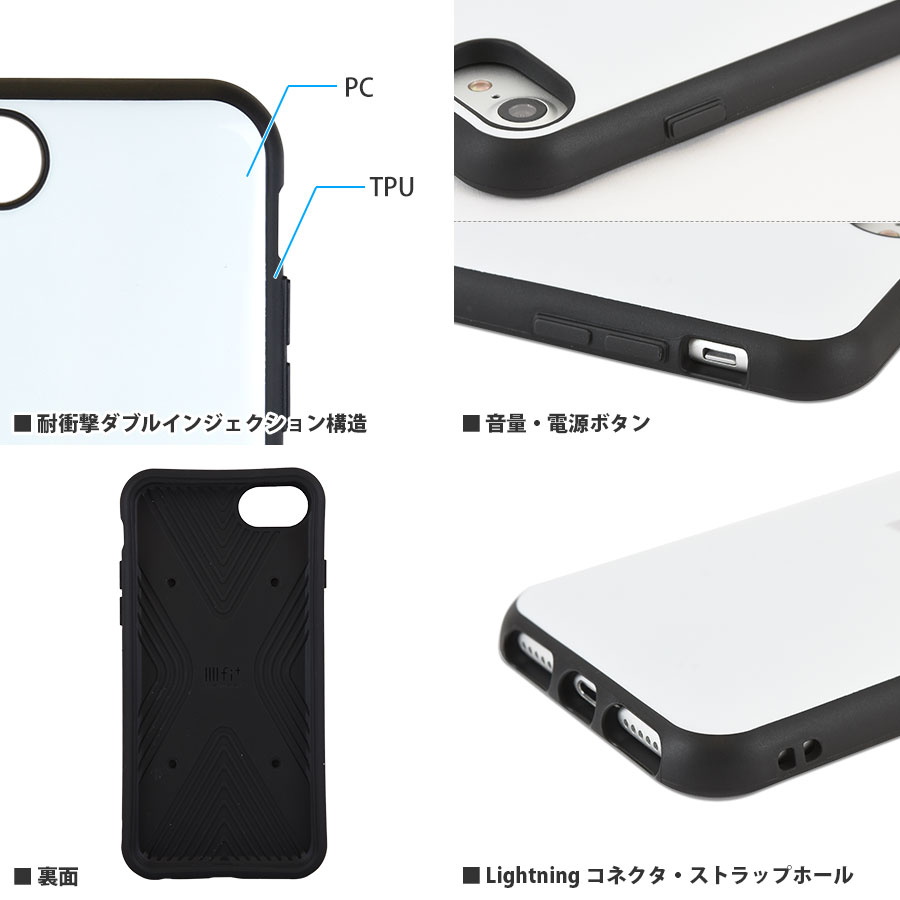 IIIIfit iPhoneSE(第2世代)/8/7/6s/6対応ケース