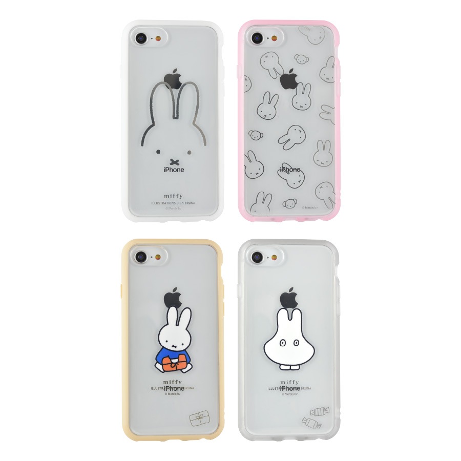 みぃちゃん iPhone SE第3世代＋iPhone12Pro 2台まとめ ミッフィー IIIIfit Clear iPhoneSE(第3世代/第2世代)/8/7/6s/6対応