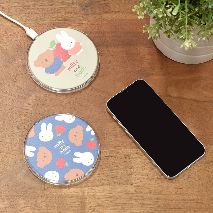 ミッフィー miffy and boris Qiワイヤレスチャージャー | ま行