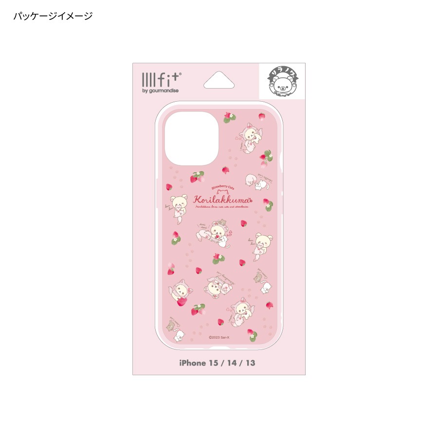 リラックマ IIIIfit iPhone15 / 14 / 13 対応 ケース