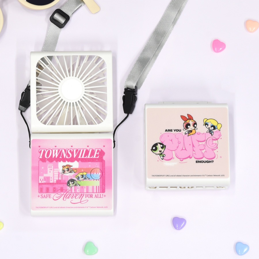 パワーパフ ガールズ 2つ折りクールファン
